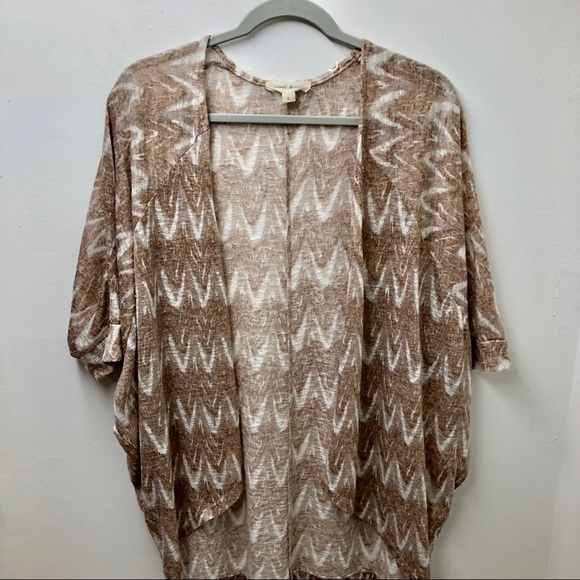 Painted Threads Open Front Kimono Size S - Picture 3 of 6